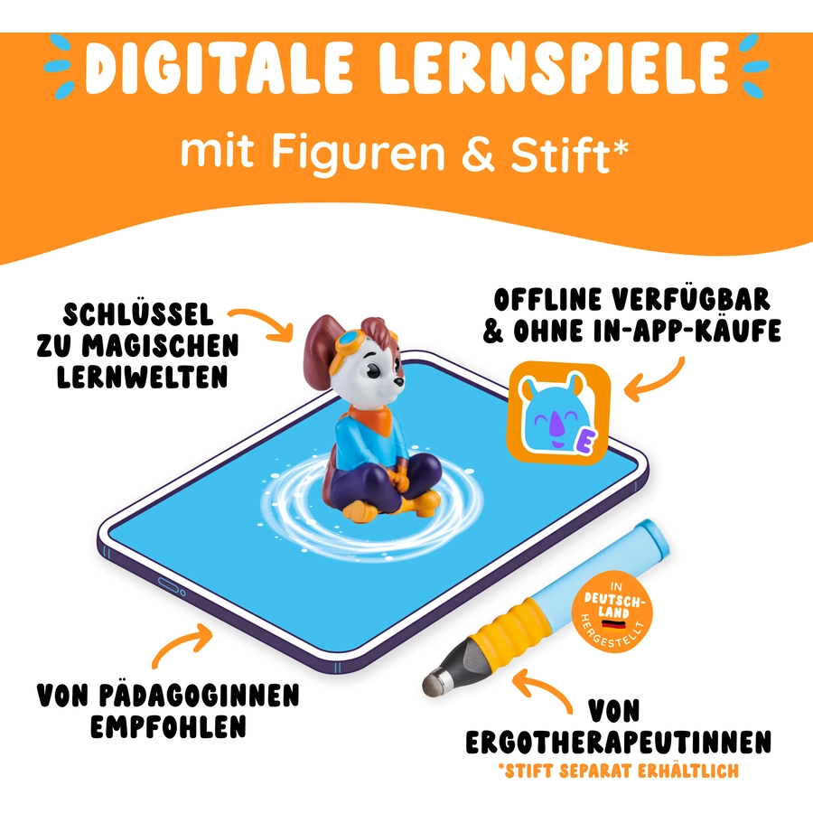 Edurino Lernspielzeug Lernfigur Edurino Starterset Luka - Logisches Denken & Coding Mehrfarbig