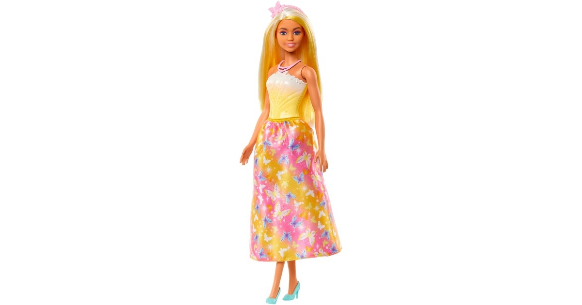 BarbieDreamtopia - Royal - Highlights and yellow butterfly skirt Pop