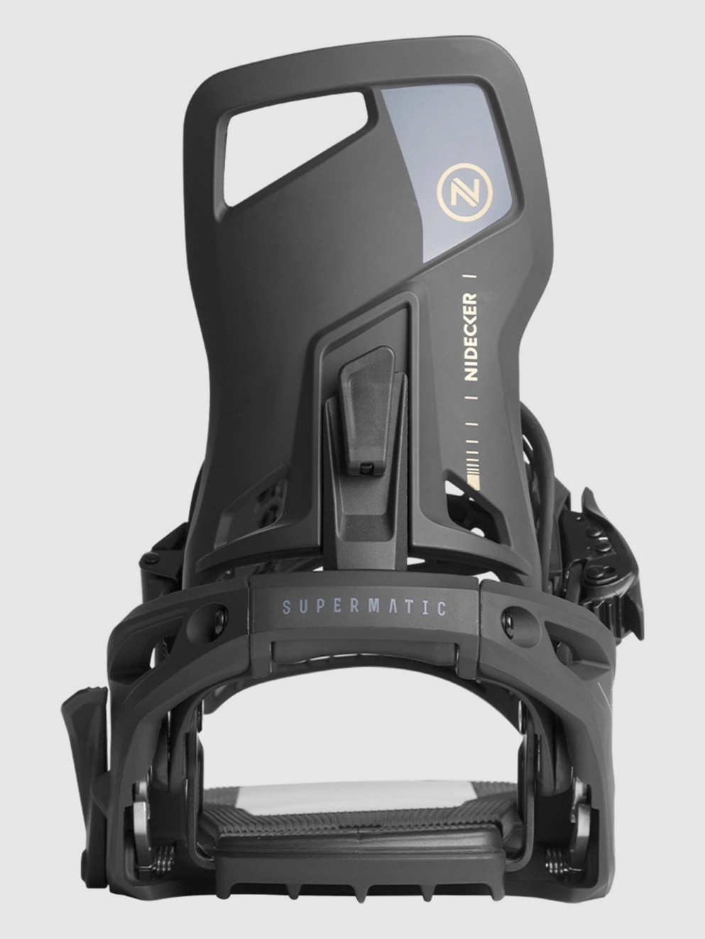 Nidecker Supermatic 2025 Snowboard Bindings black