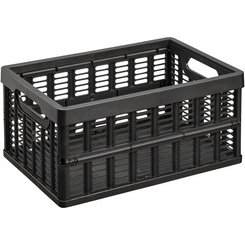 Caisse de rangement pliante, PP, 11,5 litres, noir