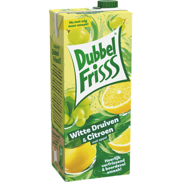 DubbelFrisss Witte Druiven - Citroen 1,5 L