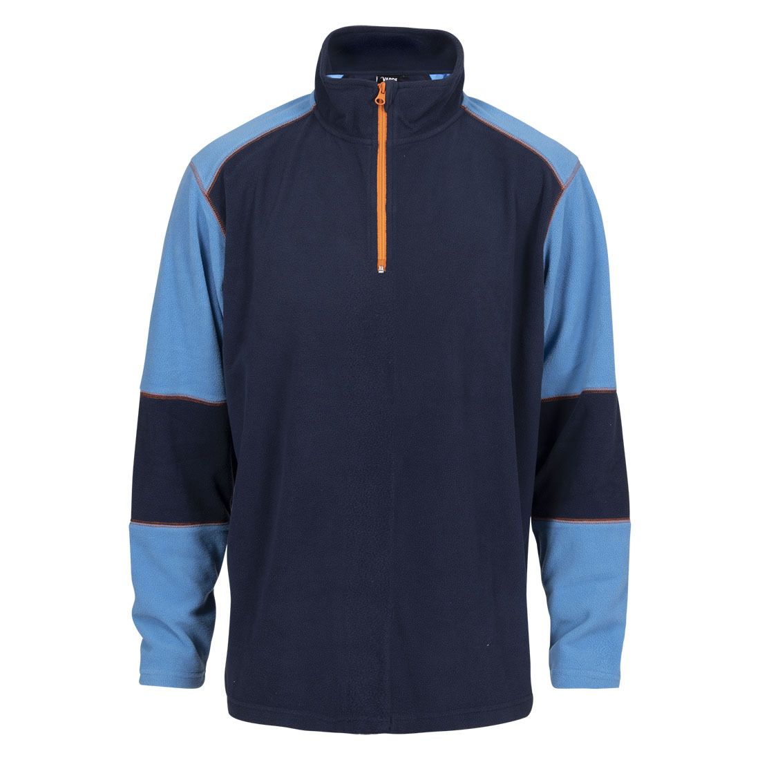 Microfleecegenser med 1/2 zip Vollasetra