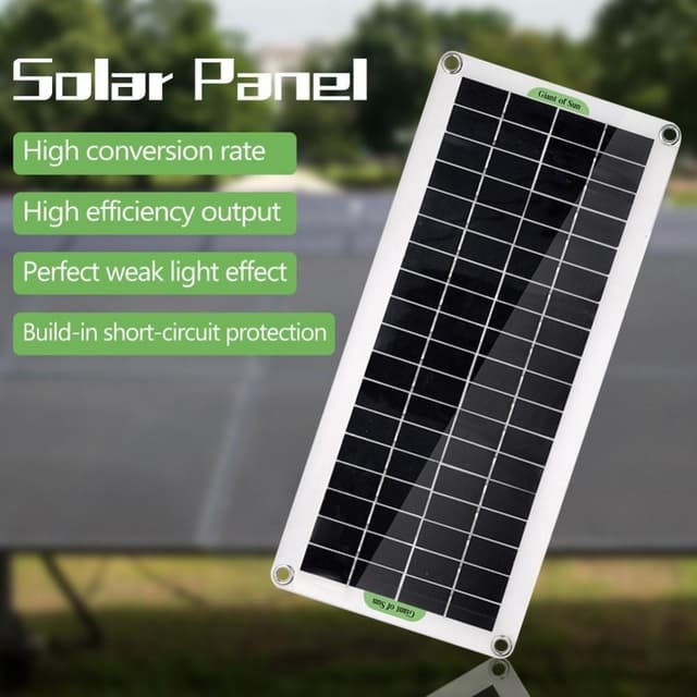 30W bærbart solpanel solopladningsregulator til bilbådcamping