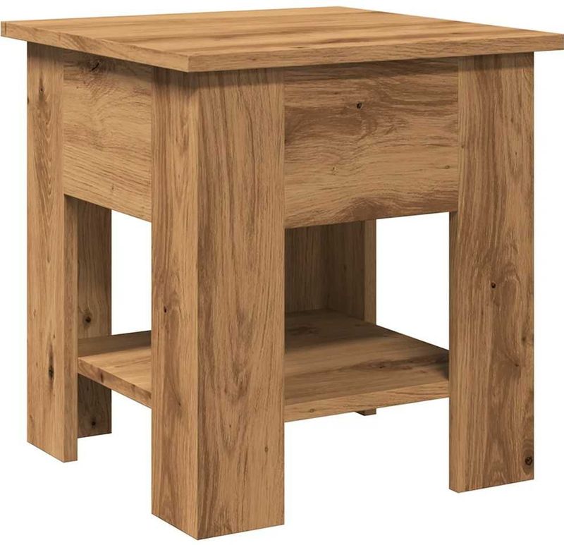 vidaXL - Salontafel - Hout - Eikenkleur - 40x40x42 cm