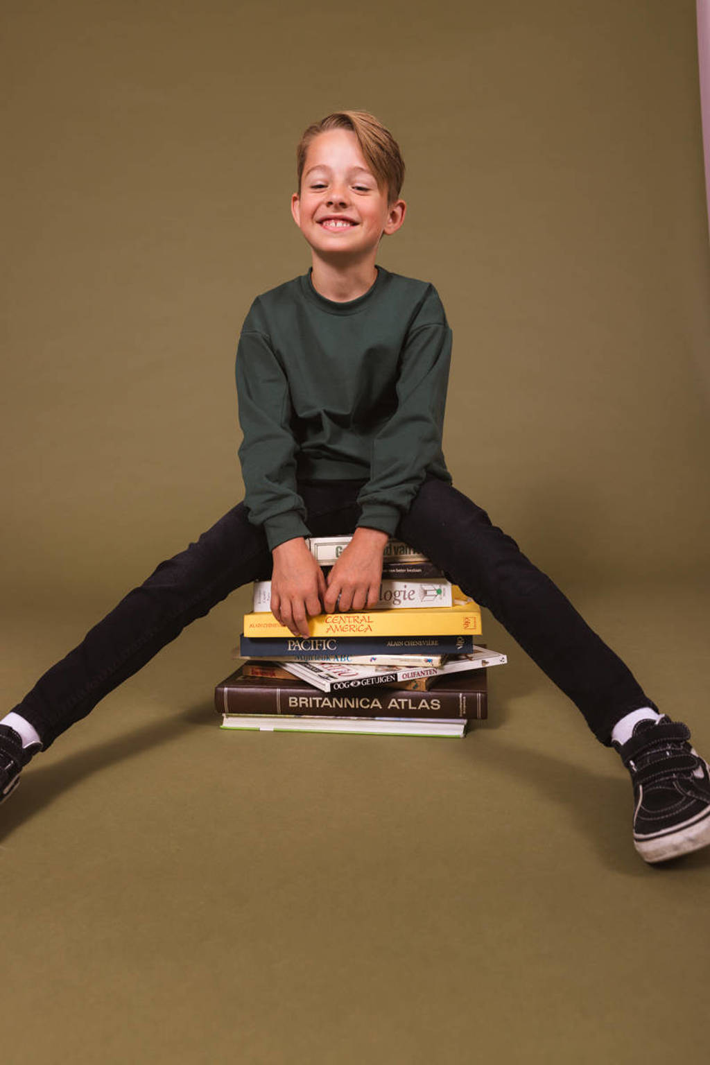 Quapi sweater groen