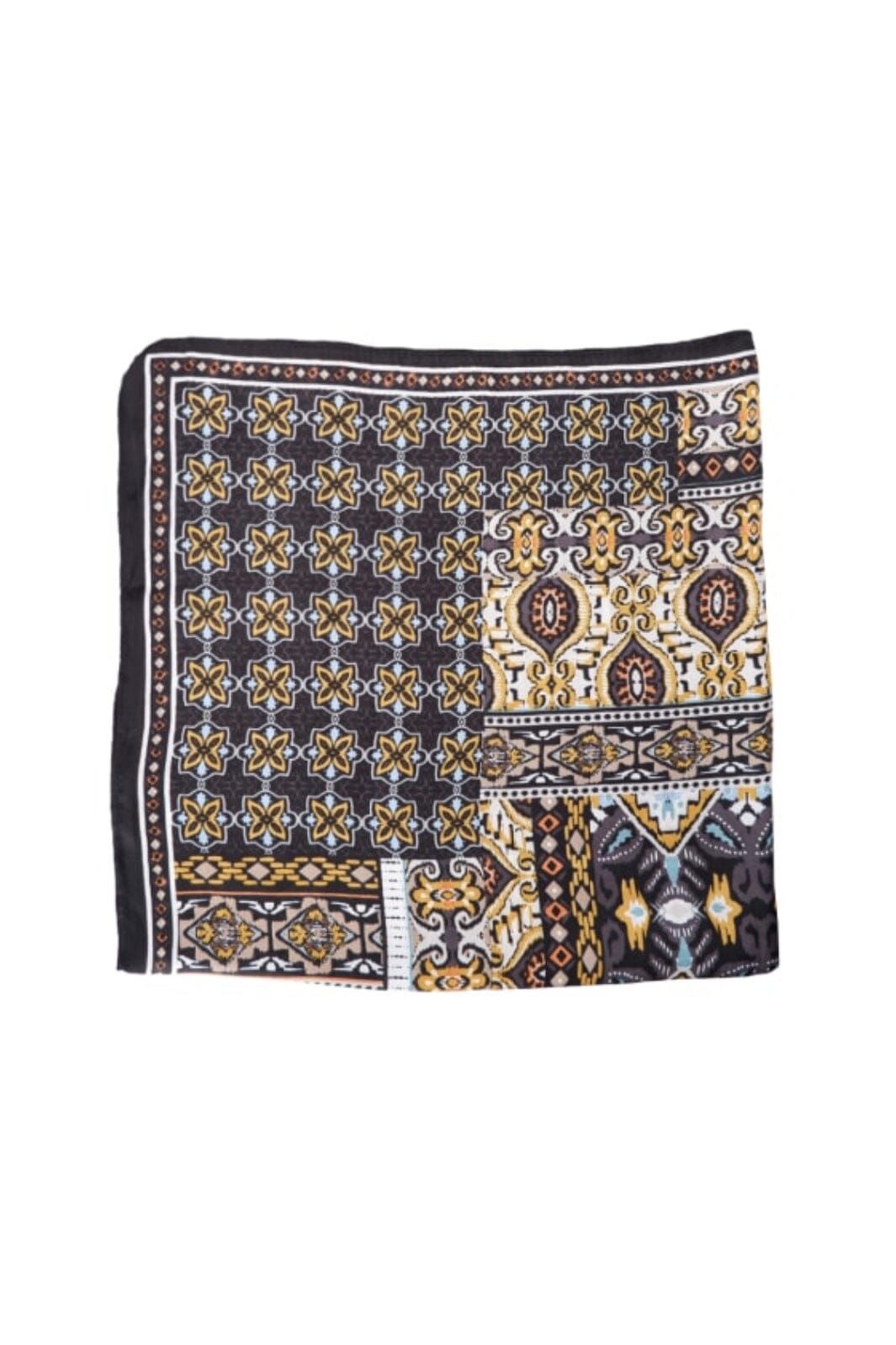 Black Colour Bccarson Mini Scarf black