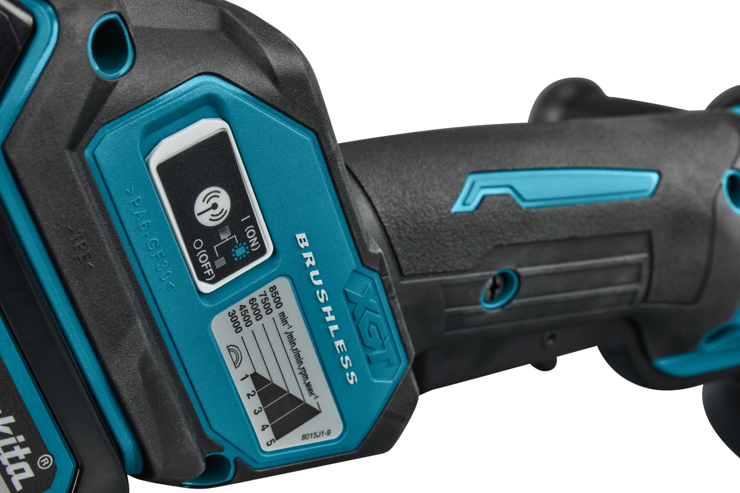 Makita GA044GZ XGT 40V Max Li-Ion accu haakse slijper body - X-Lock - 125mm