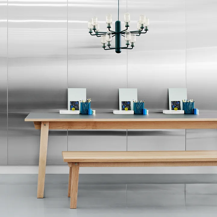 Normann Copenhagen - Amp Kronleuchter small, smoke / black