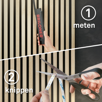 Briloner Pimp your Panel uitbreidingsset ledstrip CCT+RGB aan/uit 2.6M 3000K