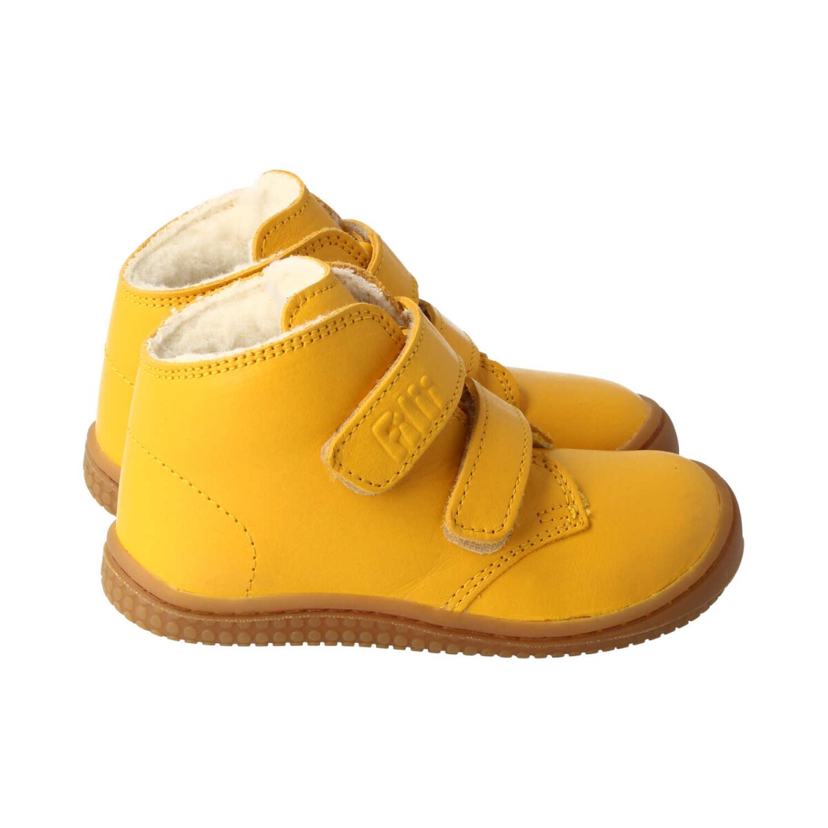 MB4213-W4 mustard SOFT-FEET BIO nappa wool velcro Weite/M
