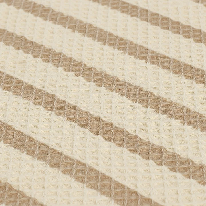 Nobodinoz - Landscape Bodenmatte, 60 x 120 x 4 cm, gestreift vetiver