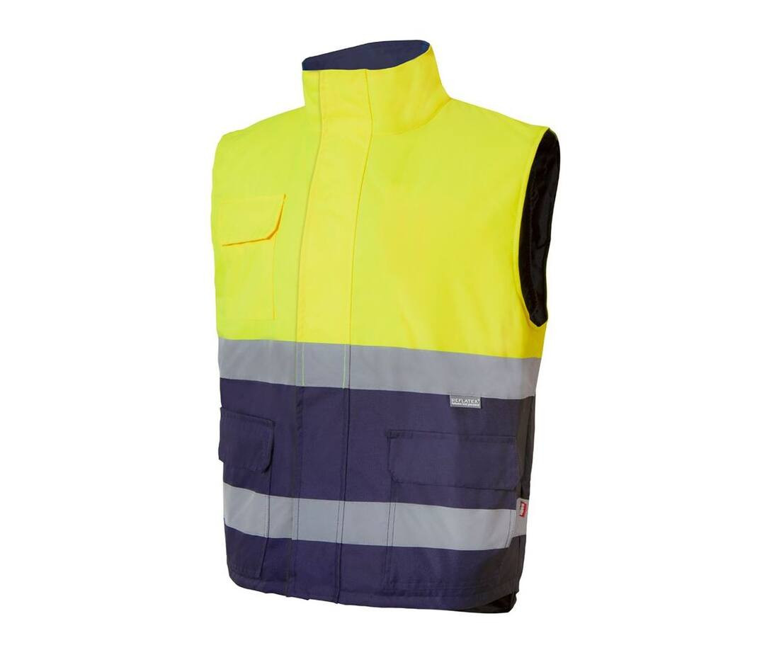 VELILLA V35902 - BODYWARMER MATELASSE BICOLORE HAUTE VISIBILITE
