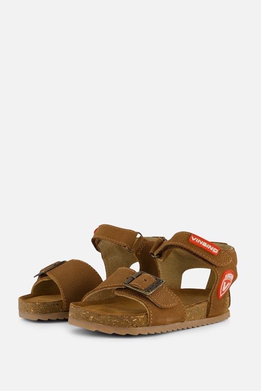 Vingino Jack Sandalen cognac Leer