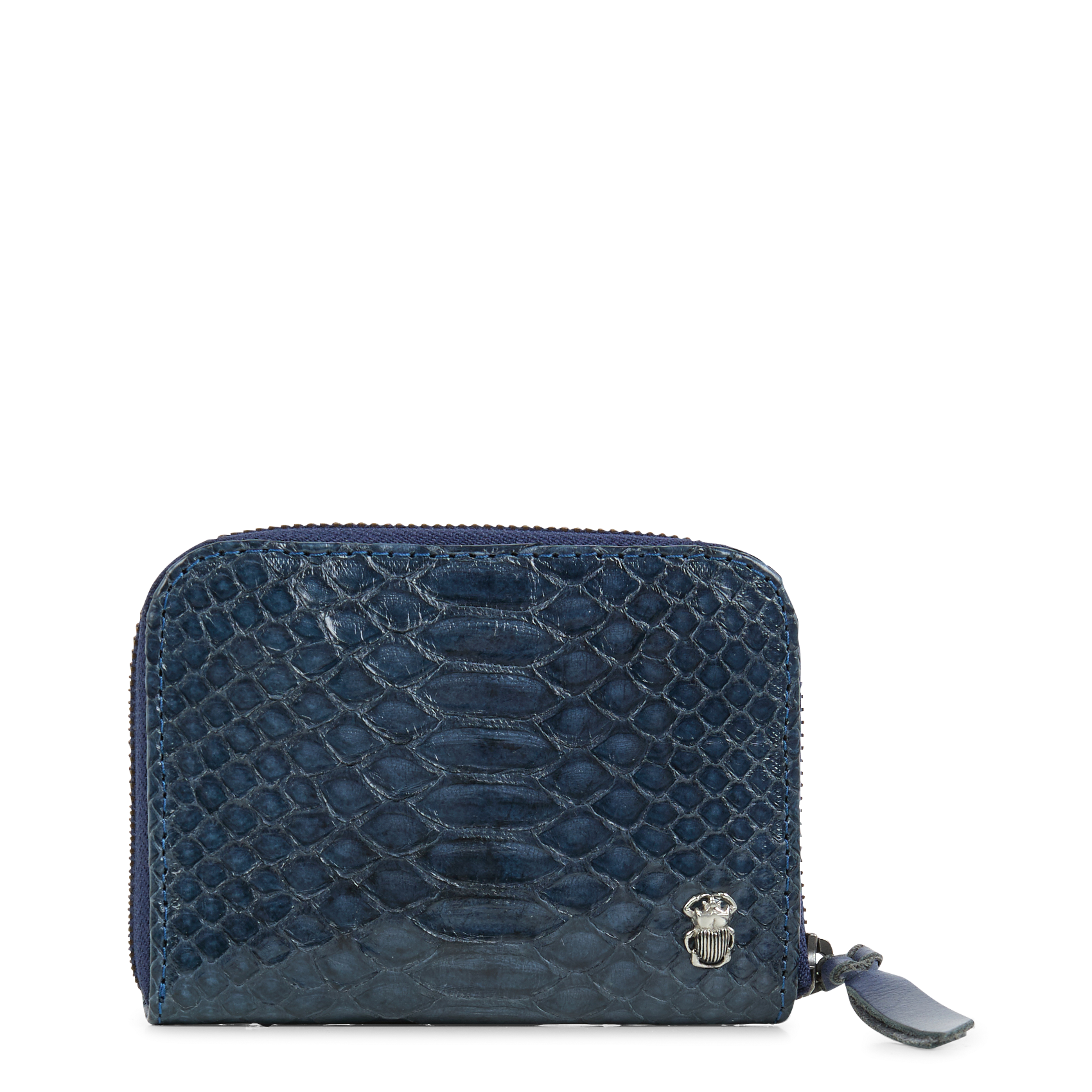 MINI BOB - Porte-monnaie en cuir | Bleu