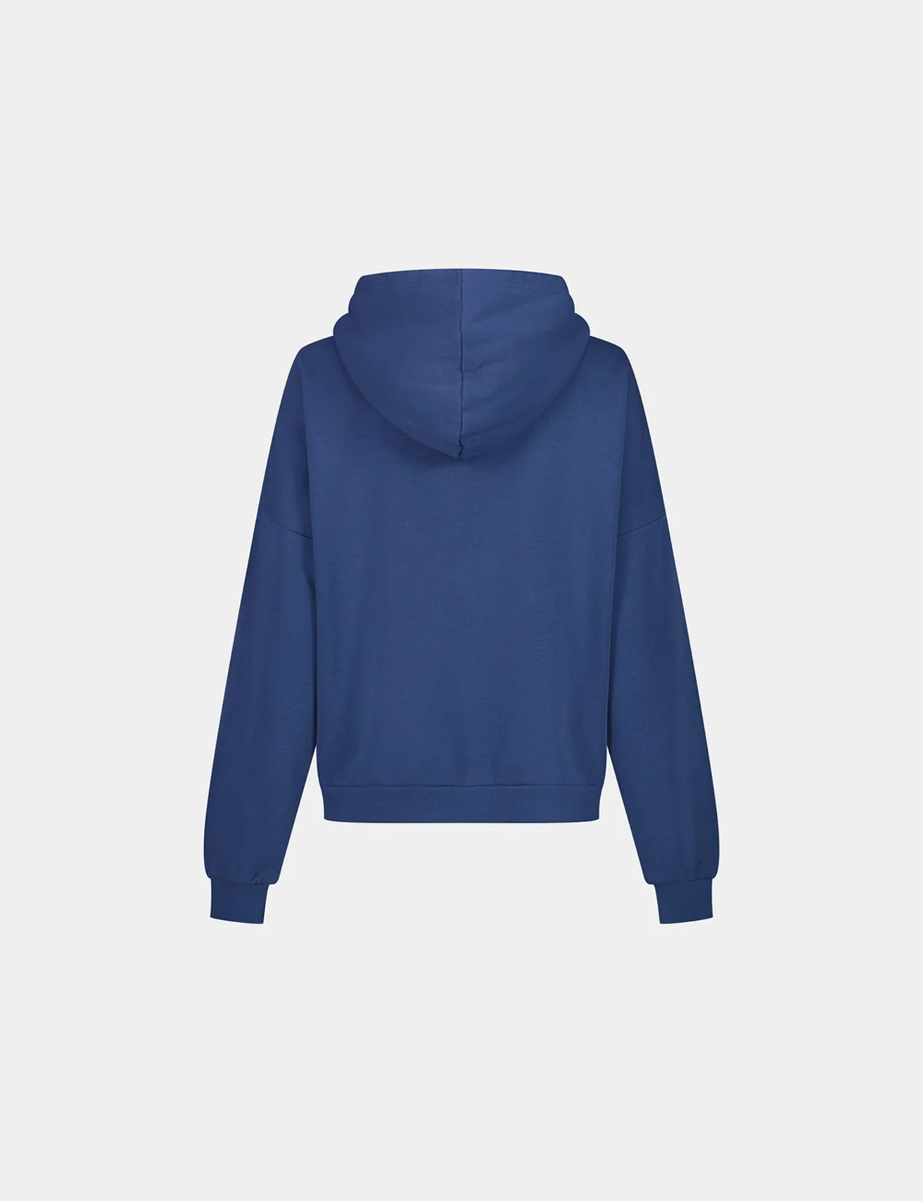 Sweat à capuche bleu jean