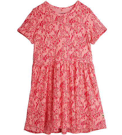 Mini Rodini Kleid - Pink m. Leopardprint