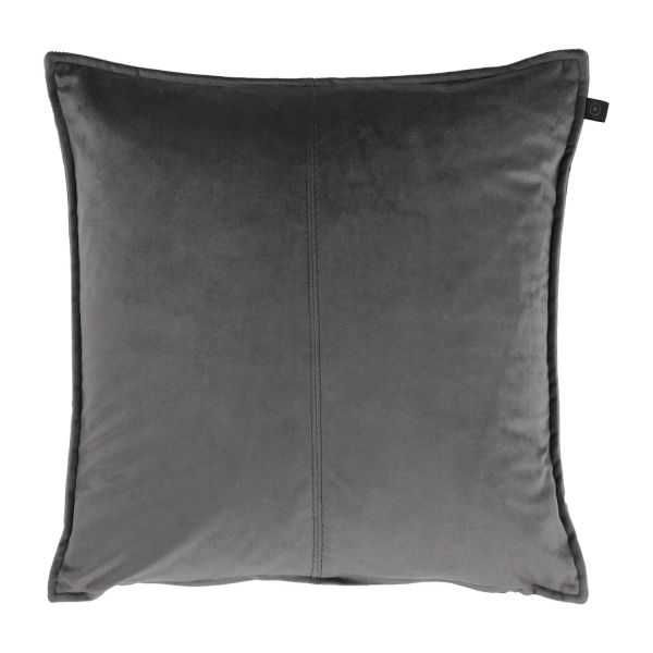 Overseas Middlestitch Kussen - 60 x 60 cm– Velours – Beige