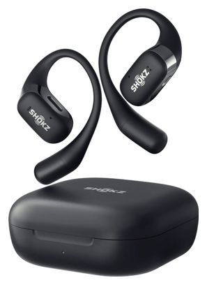 Écouteurs sans fil à oreilles libres Shokz OpenFit USB-C Noir