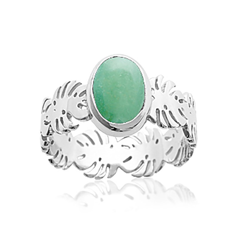 Bague Femme - Argent 925 - Aventurine