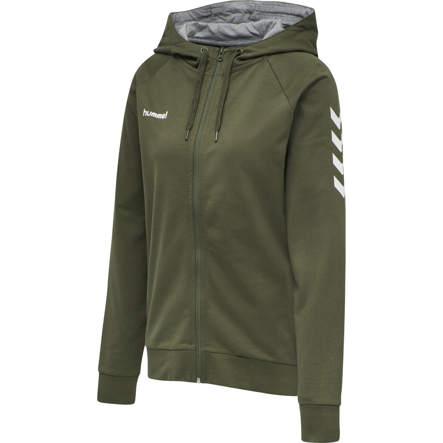 HUMMEL GO COTTON ZIP HOODIE WOMAN