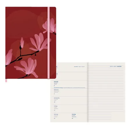 Idena Agenda Mini rot Magnolie FSC-Mix, 2023
