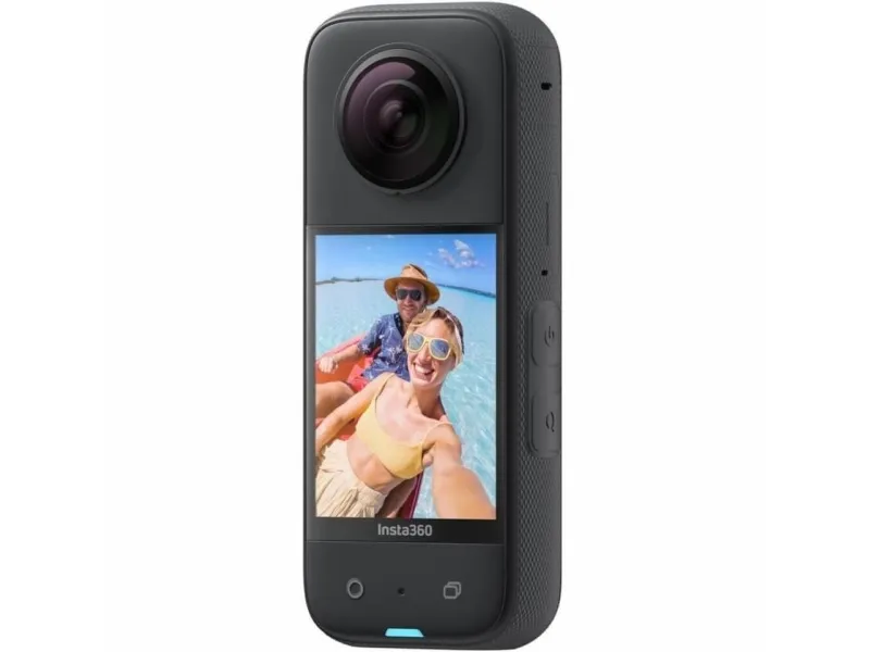 Insta360 X3 - 360° action-kamera - 5.7K / 30 fps - 72 MP - Wi-Fi, Bluetooth op til 10 m - sort
