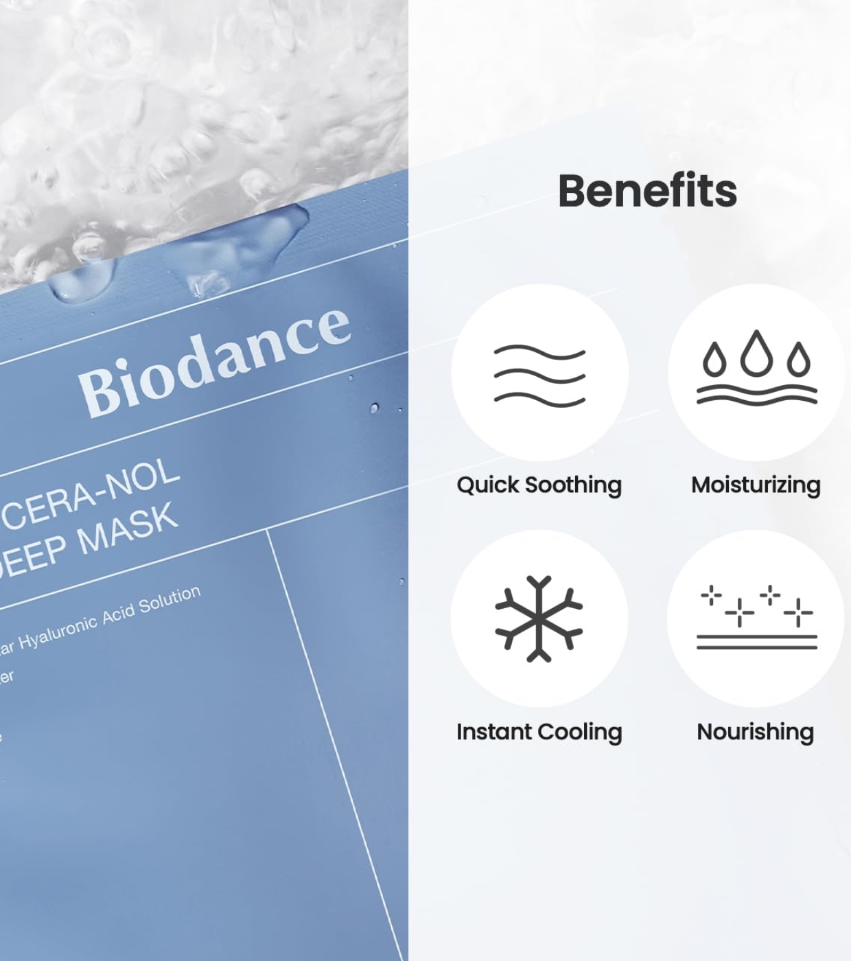 Biodance - Pacote de 4 máscaras faciais - Hydro Cera-Nol