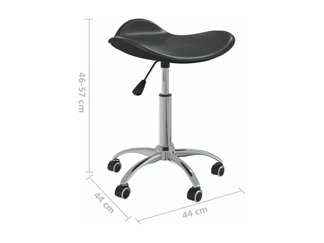 Chaise de bureau Noir Similicuir