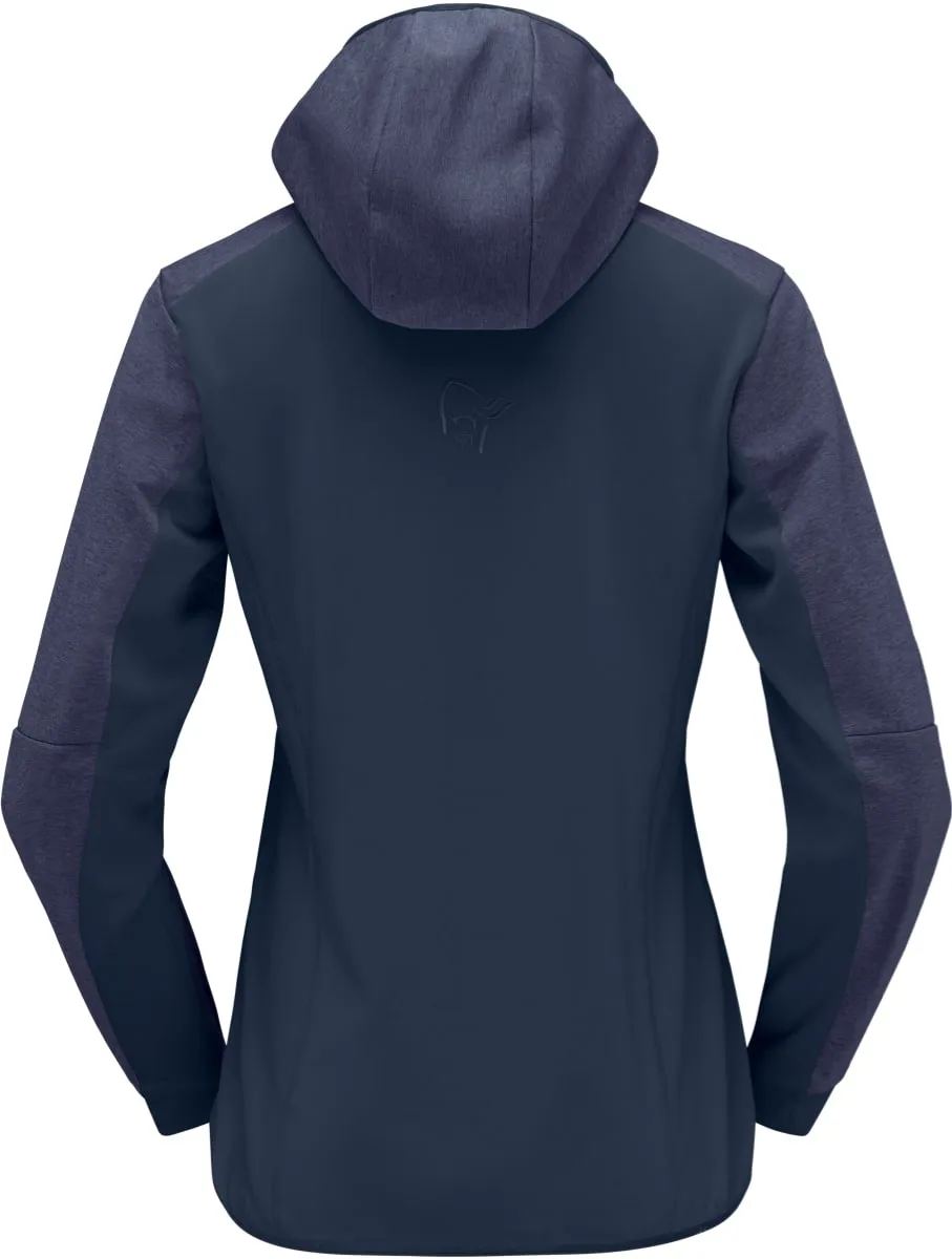 Norrøna Women's Falketind Warm2 Octa Hood Indigo Night