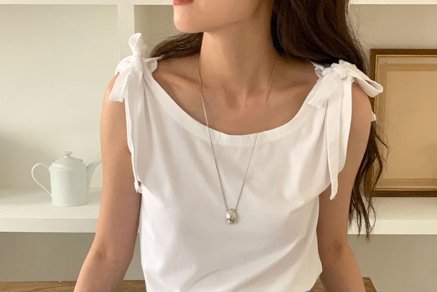 SeoulPop - Tanktop met strik