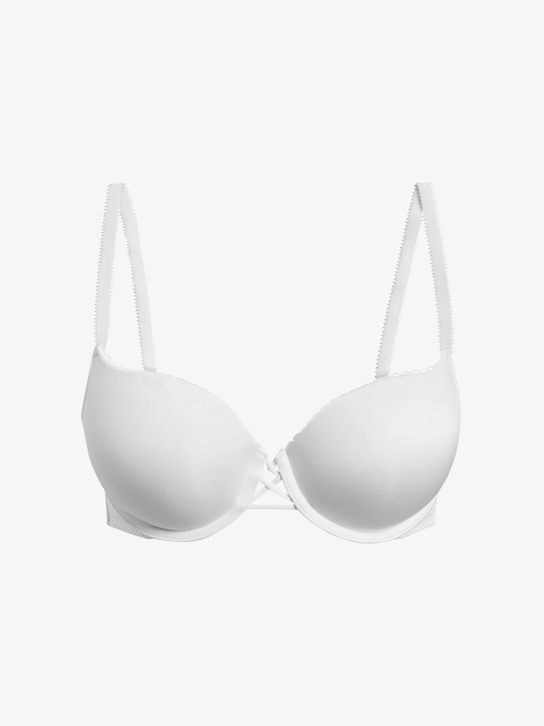 Wit - A-DD push-up Triple Boost diepuitgesneden beha