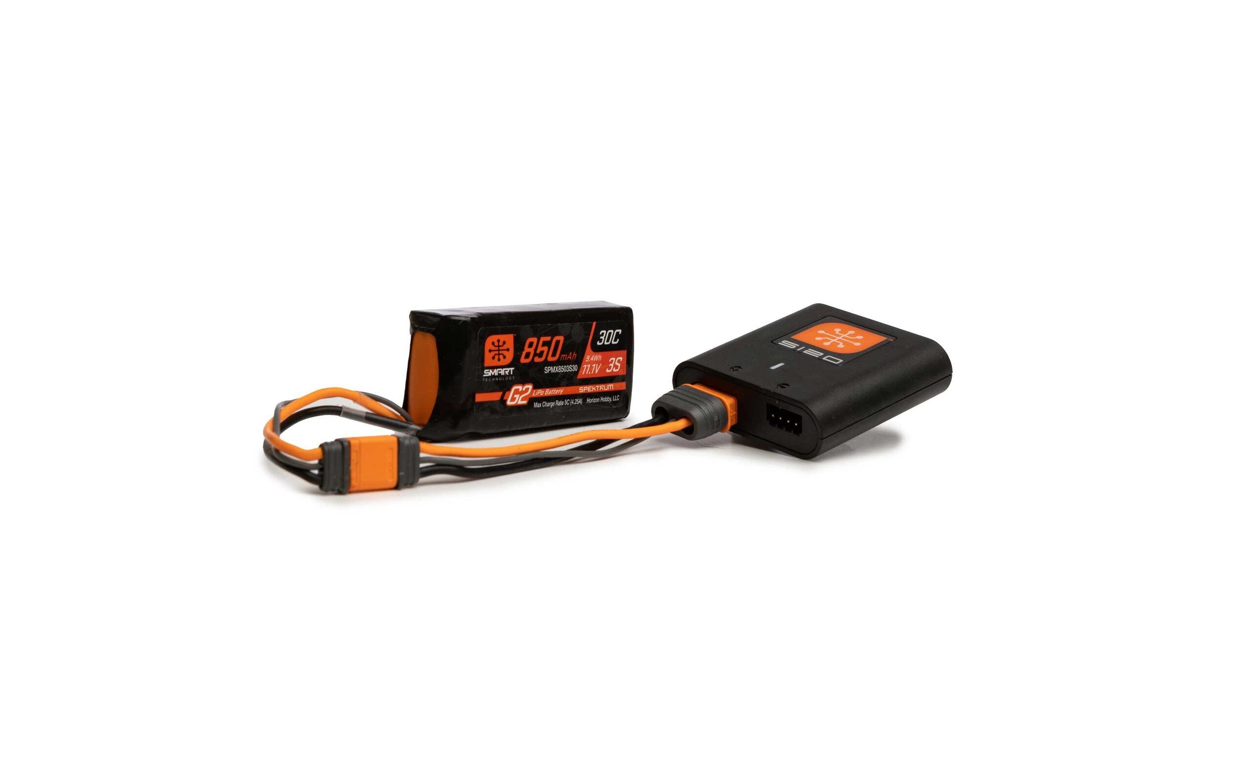 Smart Powerstage Air Bundle S120 Ladegerät & G2 3S 850 mAhSmart G2 11.1 V 850 mAh LiPo Akku mit USB Ladegerät