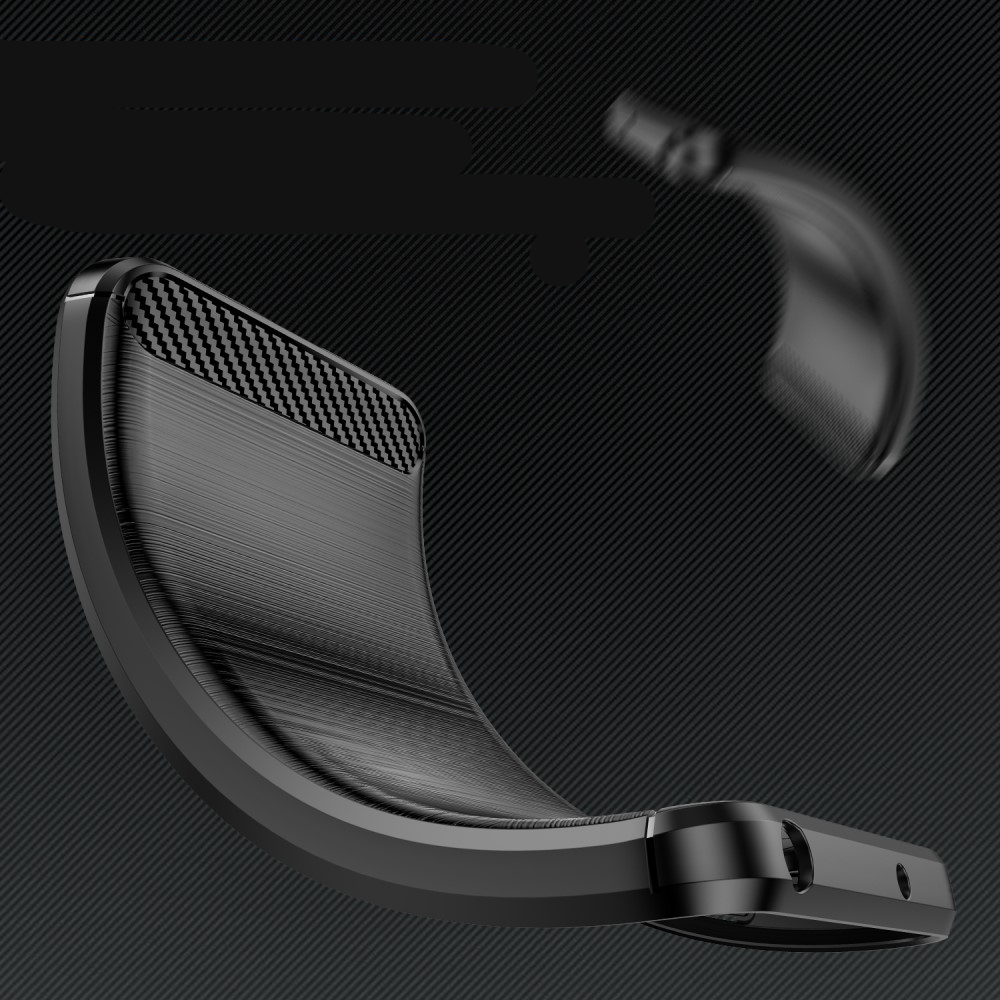 Samsung Galaxy S25 Ultra Gummi Case Schutzhülle Carbon Look - Schwarz