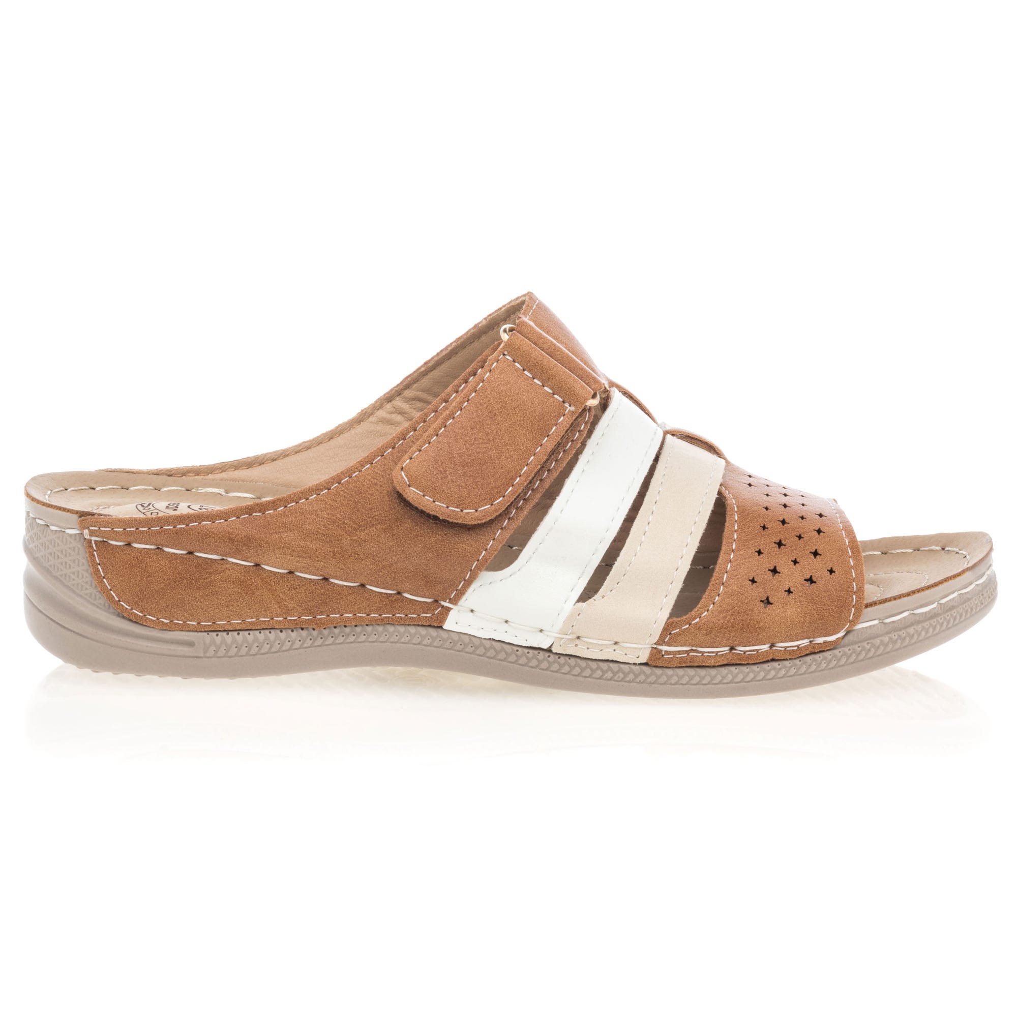 Mules Femme camel