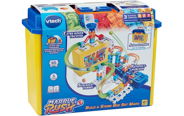 Vtech® Lernspielzeug »Marble Rush Build & Store Box Set M400 -DE-«
