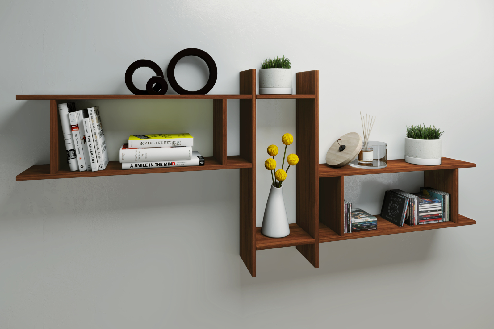 Wandregal-Set SIROLA MAXI - Sonoma Eiche - 188 cm