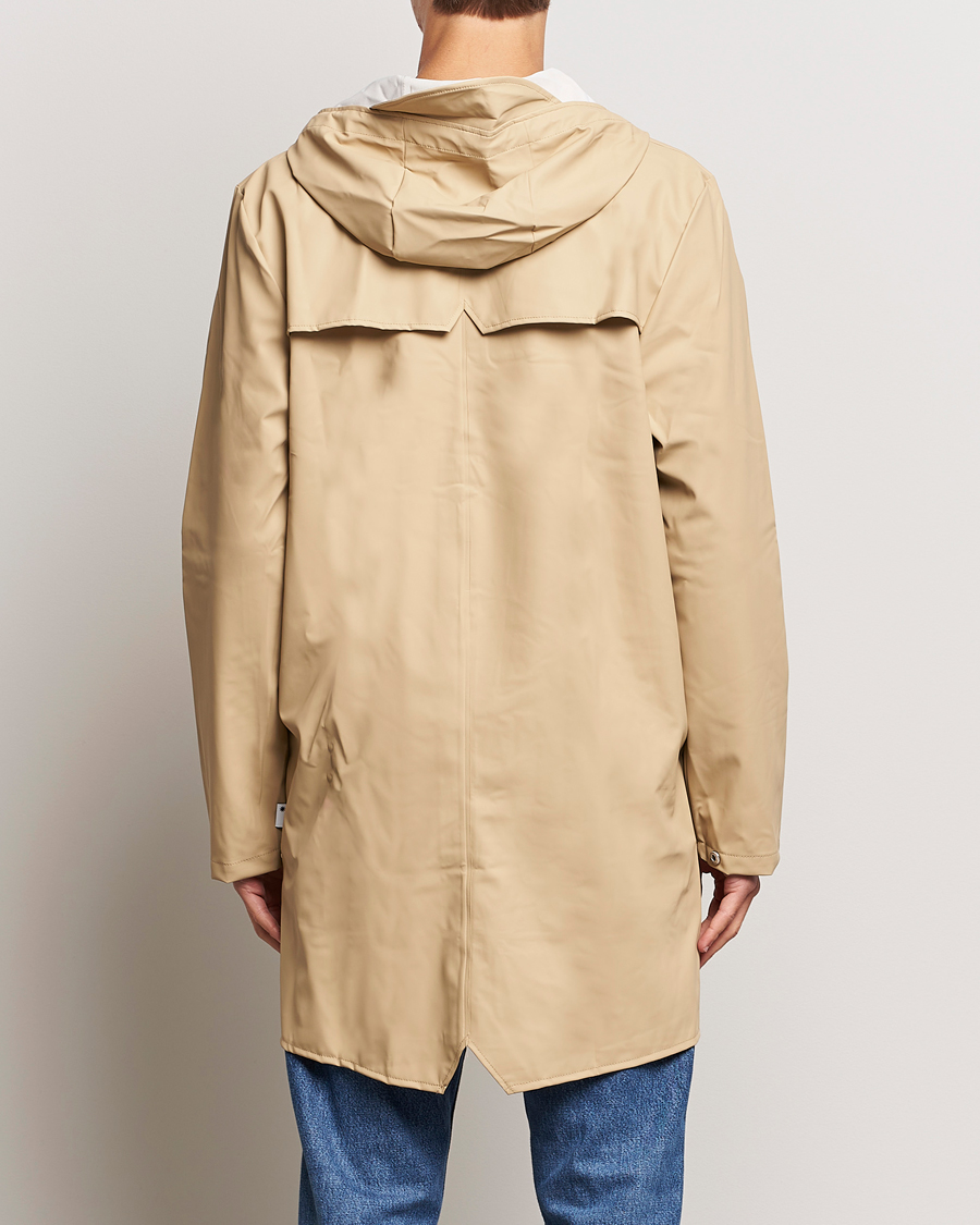 RAINS Long Jacket Sand
