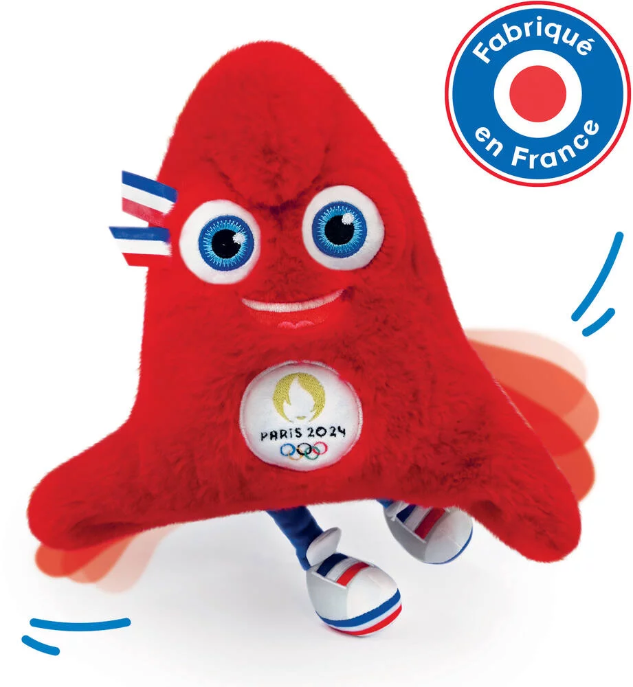 PELUCHE MASCOTTE OFFICIELLE JEUX OLYMPIQUES PARIS 2024 - 30 CM