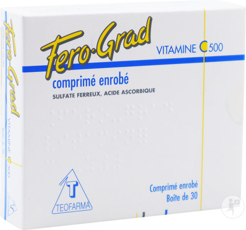 Fero-Grad Vitamine C 500 Comprimés Enrobés 30