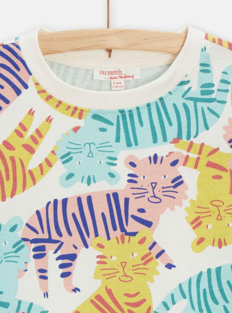 Pyjama mixte imprimé pour enfant