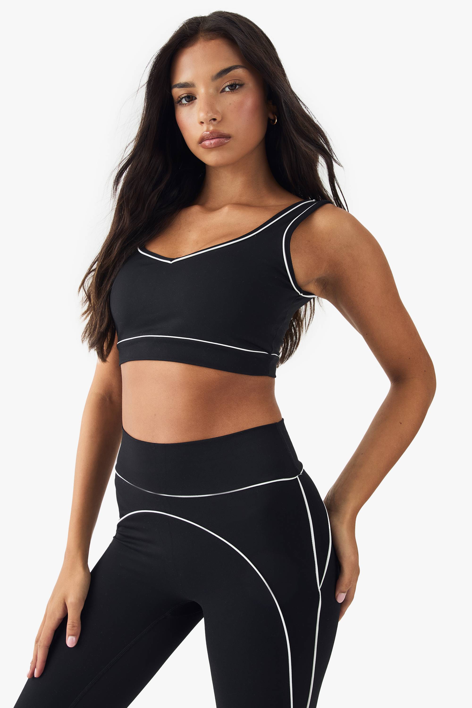 Brassière De Sport Sculptante Ultra Avec Passepoil Contrastant Dsgn Studio