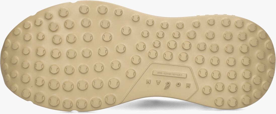 beige hogan lage sneakers h669 allacciato h