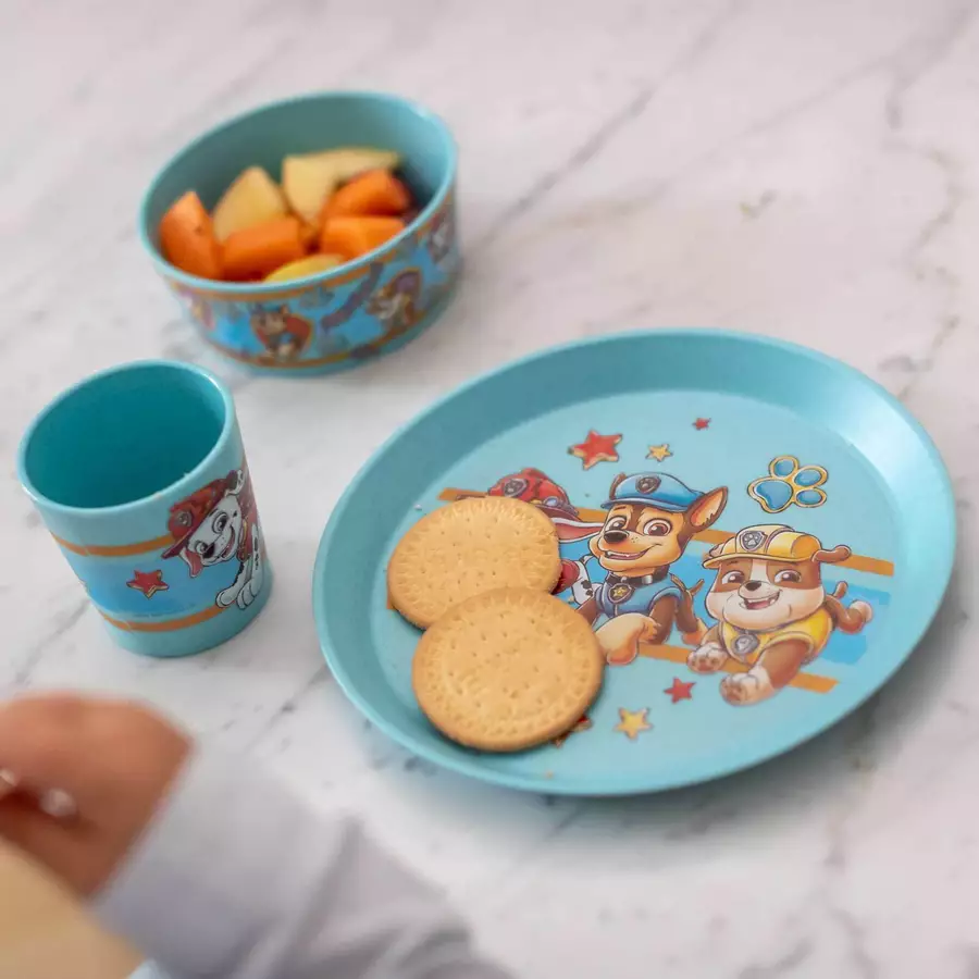 Koziol Kindergeschirrset Connect 3er Set blau