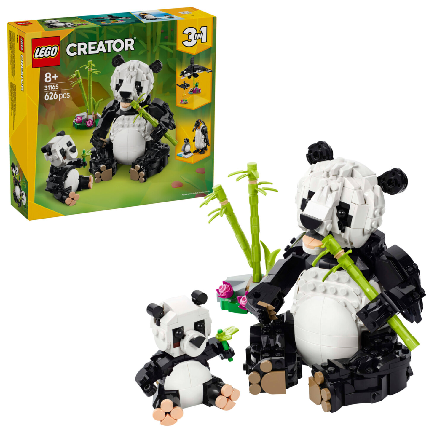 LEGO® Creator 31165 3in1 Wilde Tiere: Pandafamilie ab 8 Jahren