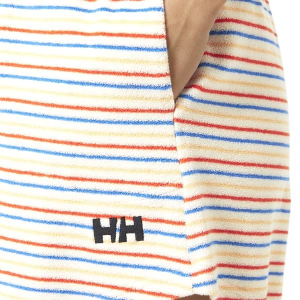 Short HELLY HANSEN W SIREN TOWELLING SHORTS SNOW SNOW MULTISTRIPE