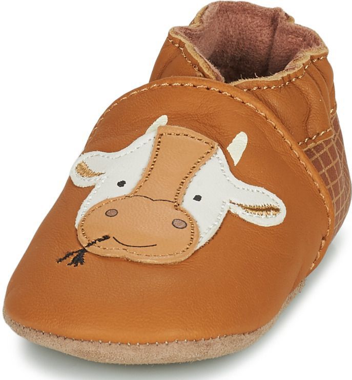 Robeez  FUNNY COW  Pantoffels  kind Bruin