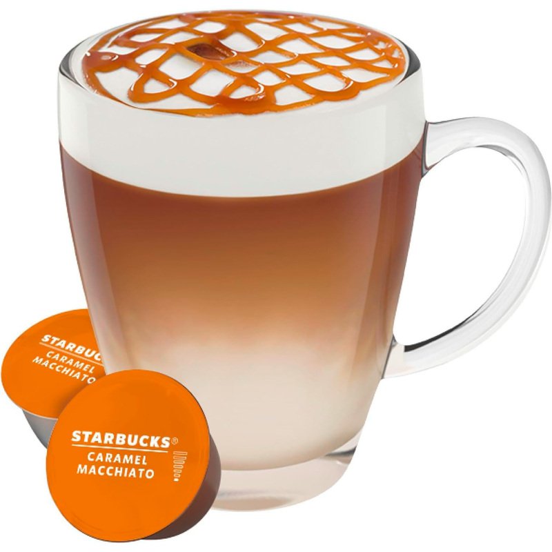 Capsules de café Starbucks Dolce Gusto Macchiato caramel - Boîte de 24