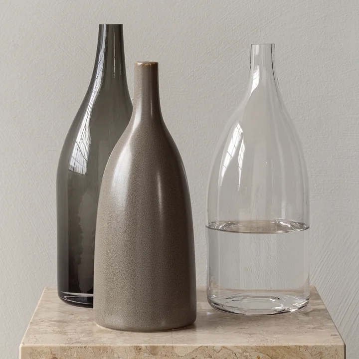 Audo - Strandgade Stem Vase H 25 cm, fern