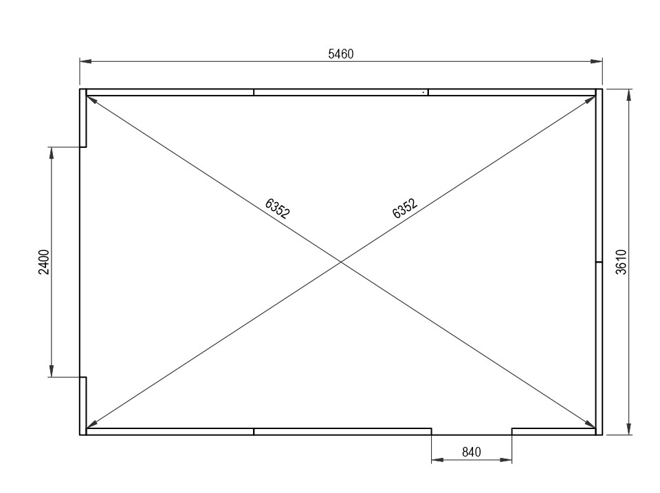 Garage bois composite silverstone - bardage couleur teck / teak - surface : 20m² - porte sectionnelle motorisée - 2 télécommandes