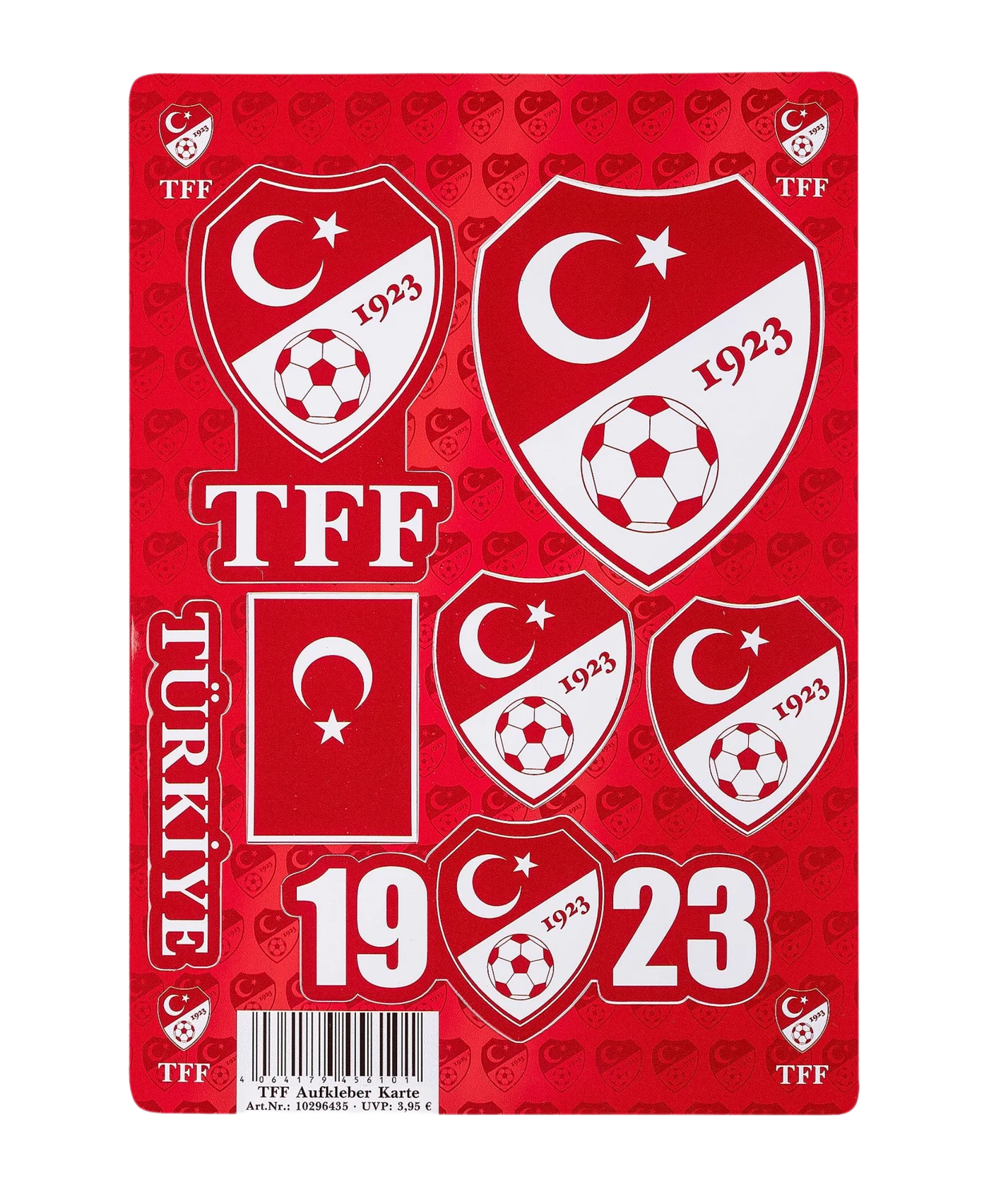 TFF Türkei Autoaufkleber EM 2024 Rot